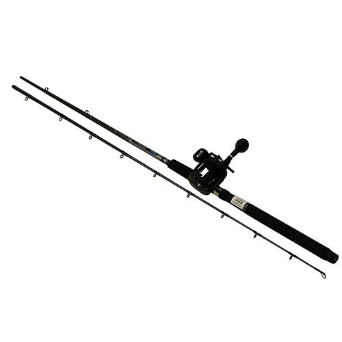 Okuma Great Lakes Trolling Combo 30DXT, 2BB Bearings, 9 Length, 2 Piece Rod, Medium/Heavy Action