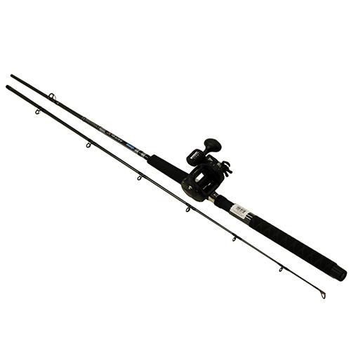 Okuma Great Lakes Trolling Combo 76 Length, 2 Piece Rod, Medium/Light Action, 2BB Bearings