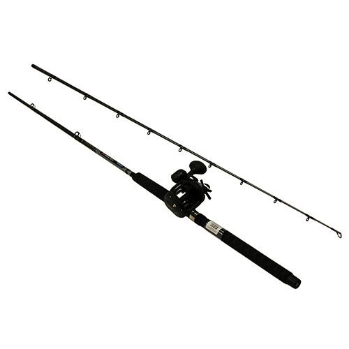 Okuma Great Lakes Trolling Combo 86 Length, 2 Piece Rod, Medium Action, 2BB Bearings