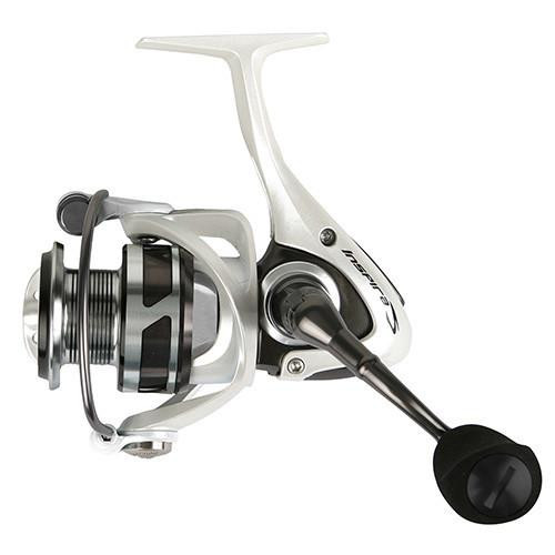 Okuma Inspira Spinning Reel 5.0:1 Gear Ratio, 8BB + 1RB, 13 lb Max Drag, 22.60" Line Retrieve, White
