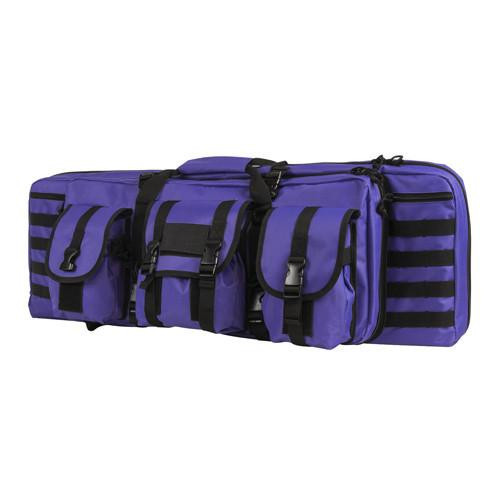 NcStar Double Carbine Case 36", Black with Purple Tan