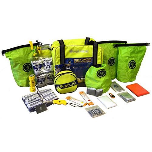 Ultimate Survival Technologies Loaded Ditch Bag 4 Person, Lime