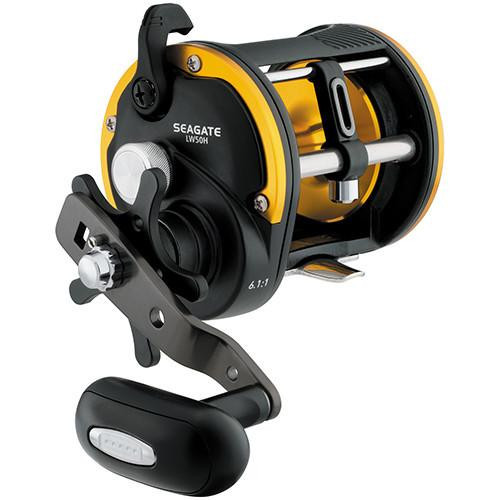 Daiwa Seagate Levelwind Saltwater Conventional Reel 50, 6.1:1 Gear Ratio, 1CRBB, 2BB, 1RB Bearings, 20 lb Max Drag, Right Hand