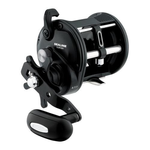 Daiwa Sealine Saltwater Levelwind Reel 50, 6.1:1 Gear Ratio, 1BB, 1RB Bearings, 20 lb Max Drag, Right Hand