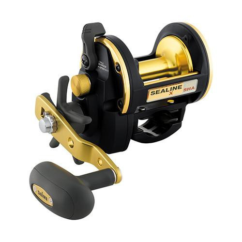 Daiwa Sealine-X SHA Saltwater Conventional Reel 60, 6.1:1 Gear Ratio, 3CRBB Bearings, 17.60 lb Max Drag, Right Hand