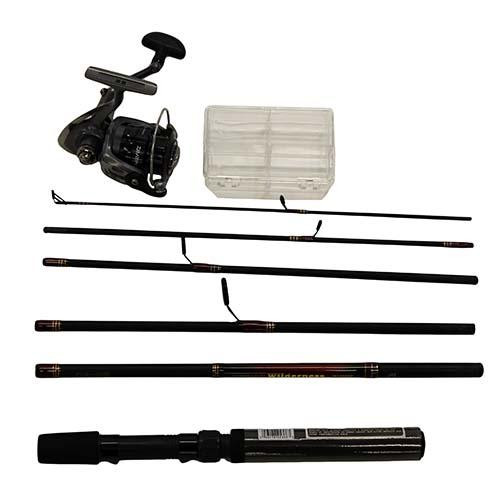 Daiwa Executive Travel Pack Spinning or Fly Rod, 66 Length, 6 Pieces, Light Power, Regular Action