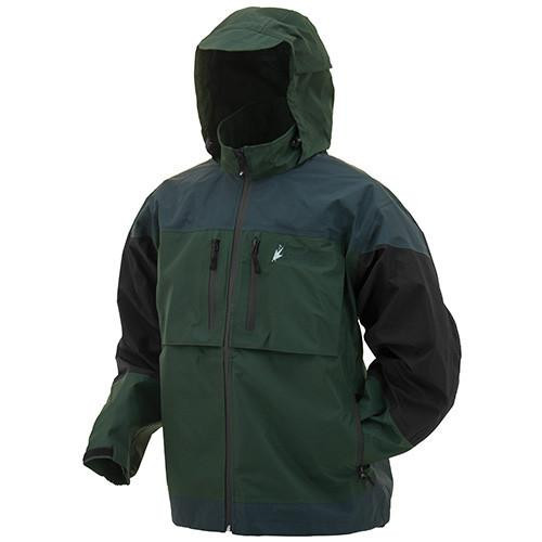 Frogg Toggs Anura Toadz Rain Jacket Green/Slate/Black, Medium