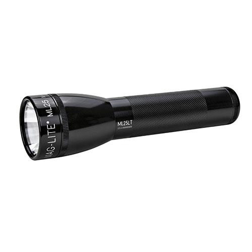 Maglite ML25LT 2-Cell C LED Flashlight with Candle Mode, Ultra Bright, Black