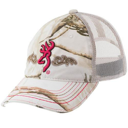 Browning Flurry Mesh Cap For Her, Realtree All Purpose Snow