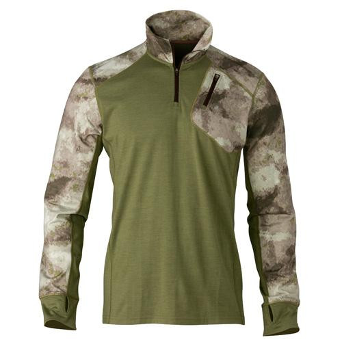 Browning Hell's Canyon Speed MHS 1/4 Zip Top Shirt ATACS Foliage/Green, Small
