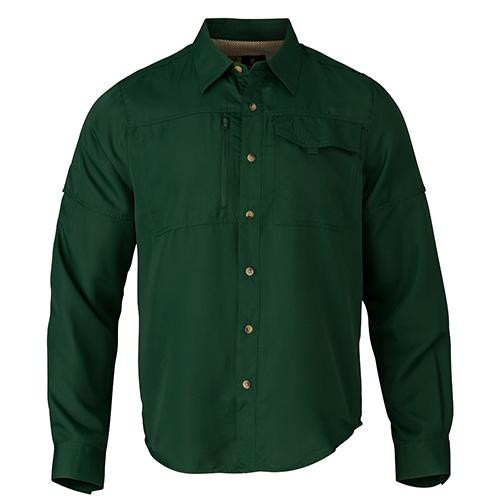 Browning Phenix Shooting Shirts Long Sleeve, Dark Olive, Small