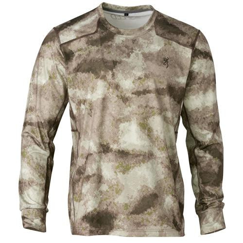 Browning Hell's Canyon Speed Plexus Mesh Shirt Long Sleeve, ATACS Arid/Urban, Mediu,