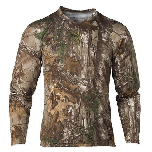 Browning Vapor Max Shirt, Long Sleeve Realtree Xtra, Medium