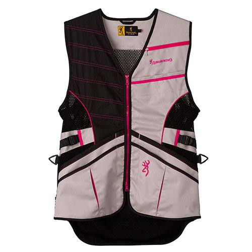Browning Ace Shooting Vest Hot Pink, Medium