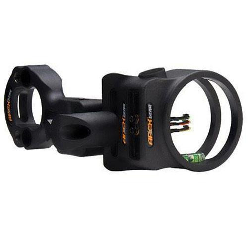Truglo Apex Gear Tundra Bow Sight, 3 Pin, .019" Pin Sight Black