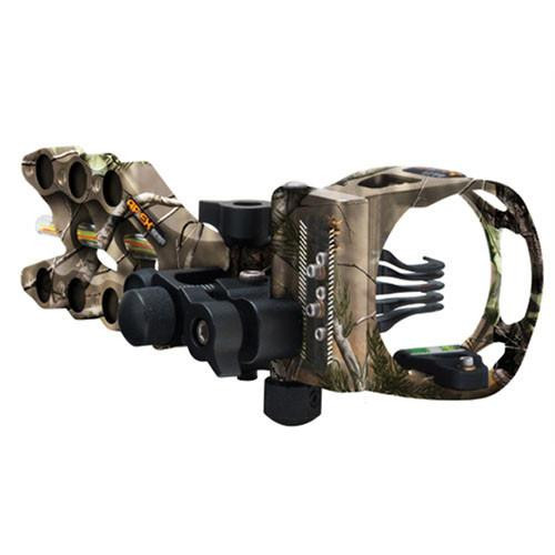 Truglo Bone Collector Gamechanger 5 Pin Sight Light Equipped, Realtree APG