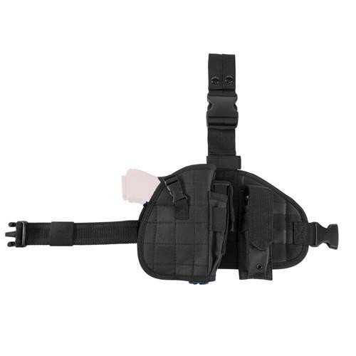 NcStar Drop Leg MOLLE Panel/Holster/Magazine Pouch Black