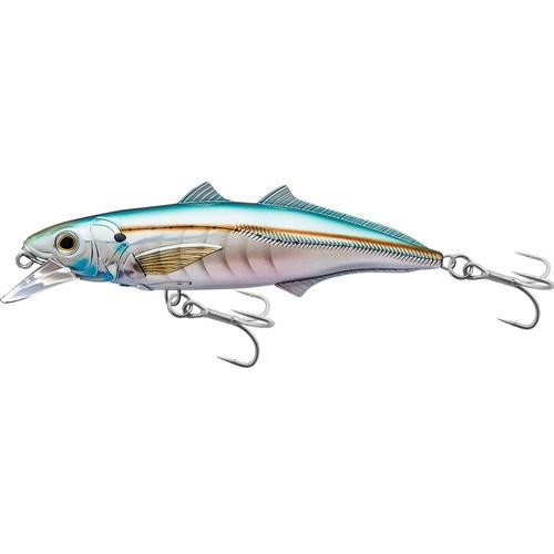 LiveTarget Lures Cigar Minow Jerkbait 4 1/2", Number 1/0 Hook Size, 2'-4' Depth, Pearl/Aqua