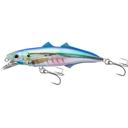 LiveTarget Lures Cigar Minow Jerkbait 6", Number 2/0 Hook Size, 2'-6' Depth, Pearl/Blue