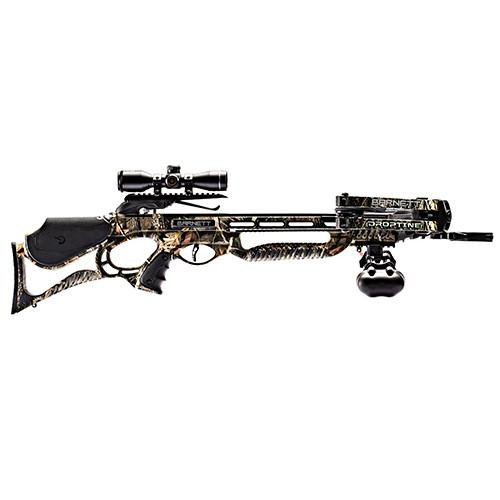 Barnett DropTine Crossbow Package, 3 Arrows, Quiver and 4x32mm Scope, Realtree Hardwoods