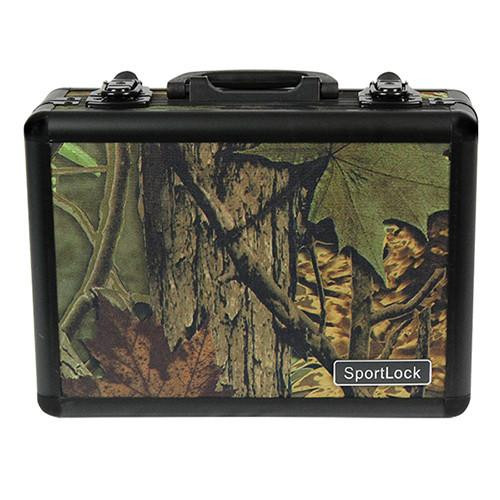 SportLock AlumaLock Double Handgun Case Camo