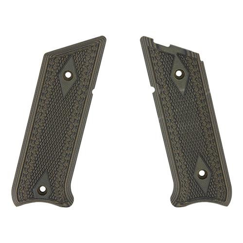 Pachmayr G-10 Tactical Pistol Grips Ruger Mark II/III, Green/Black, Fine