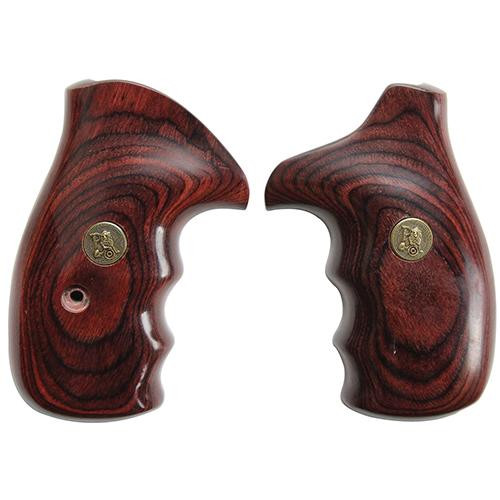 Pachmayr Renegade Wood Laminate Pistol Grips Smith & Wesson K&L Frame, Rosewood, Smooth