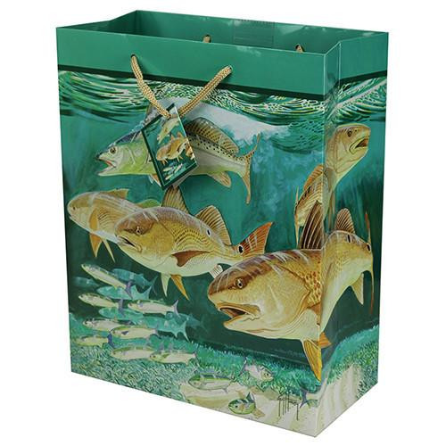 Rivers Edge Products Medium Gift Bag, Redfish
