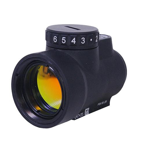Trijicon 1x25mm Patrol Riflescope with Miniature Rifle Optic (MRO) 2.0 MOA Adjustable Red Dot Reticle with Low & Lower 1/3 Co-Witness Mount, Black