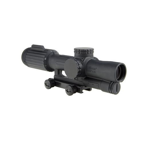 Trijicon VCOG 1-6x24mm Green Horseshoe Dot/Crosshair Riflescope .223/77 Grains Ballistic Reticle with Thumb Screw Mount, Black