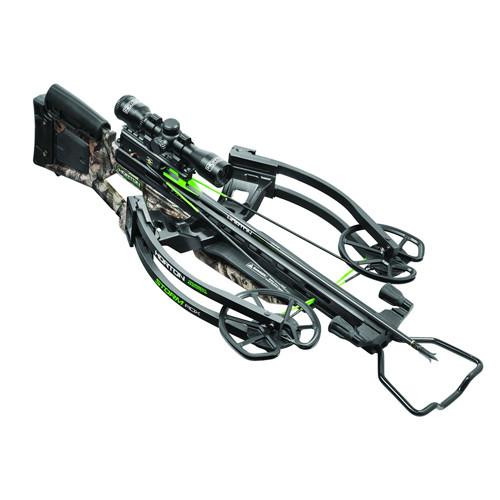 Horton Storm RDX Package with 4x32mm Scope, Arrows/Quiver, Dedd Sled 50, Mossy Oak Treestand