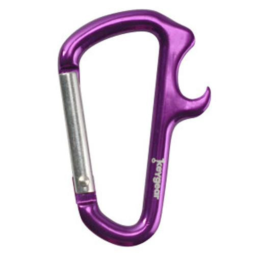 Ultimate Survival Technologies Bottle Opener Carabiner, Purple