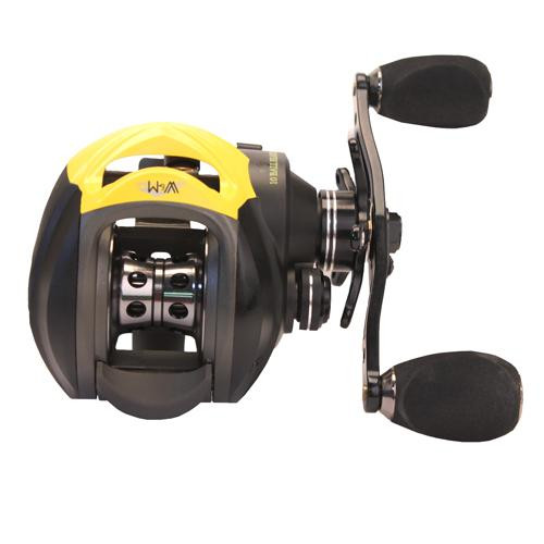 Eagle Claw Wright and McGill SR Victory II Casting Reel Low Profile, 6.3:1  Gear Ratio, 9+1 Bearings, Black,Right Hand, WMSRVII63RC