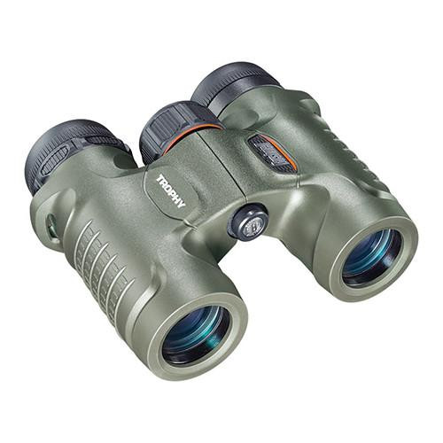 Bushnell Trophy Binoculars 10x28mm, Green Roof Prism