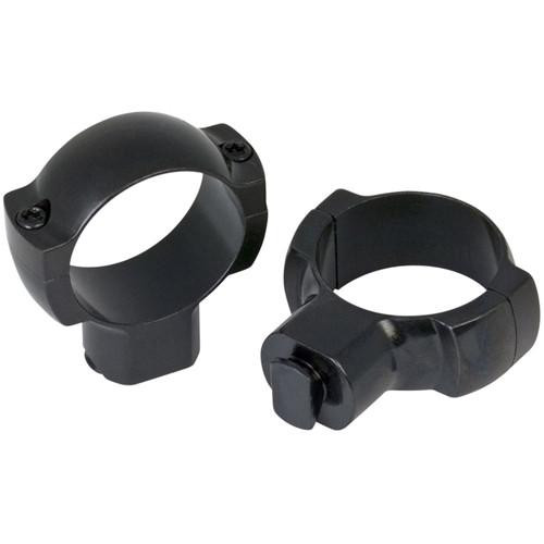 Weaver Rotary Dovetail Steel Ring 1" Main-Tube, Extra High, Matte Black