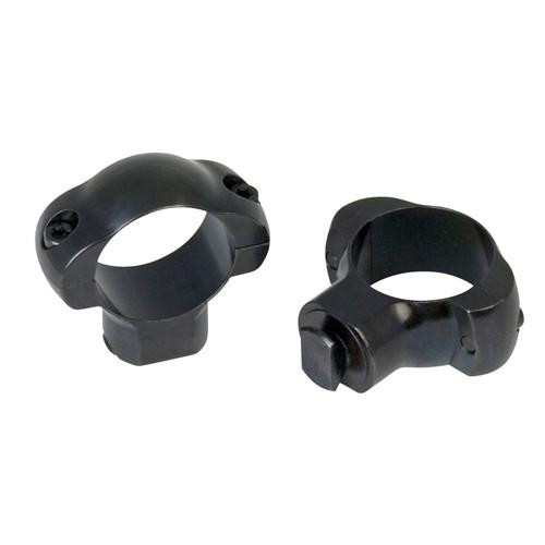 Weaver Rotary Dovetail Steel Ring 1" Main-Tube, High, Matte Black