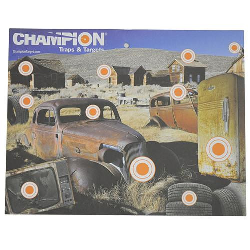 Champion Traps and Targets Paper Targets Junkyard Plinker, 12 Pack