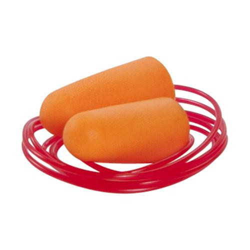 Allen Cases Foam Ear Plugs Corded, Hi-Viz Orange, Per 3