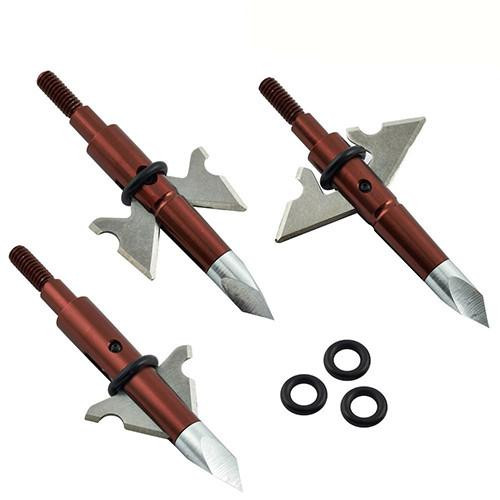 Dead Ringer Broadheads Rampage, 2 Blade with 1.50" Blade, 100 Grains
