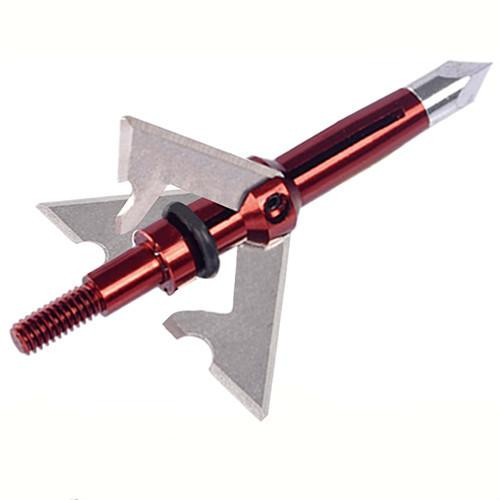 Dead Ringer Broadheads Rampage, 3 Blade with 1.50" Blade, 100 Grains