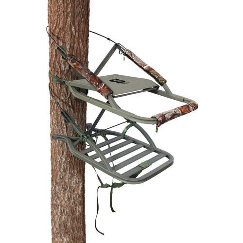 Summit Treestands Climbing Stand Sentry SD, Closed Front, Mossy Oak Break-Up Infinity