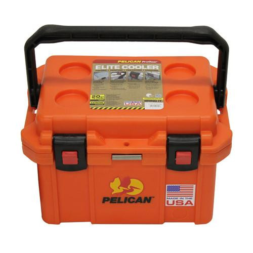 Pelican 20 Quart Elite Cooler Bright Orange
