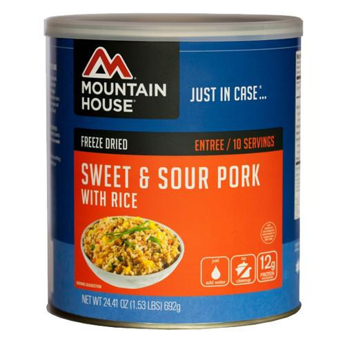 Mountain House Entrees Sweet and Sour Pork with Rice, 10 Servings