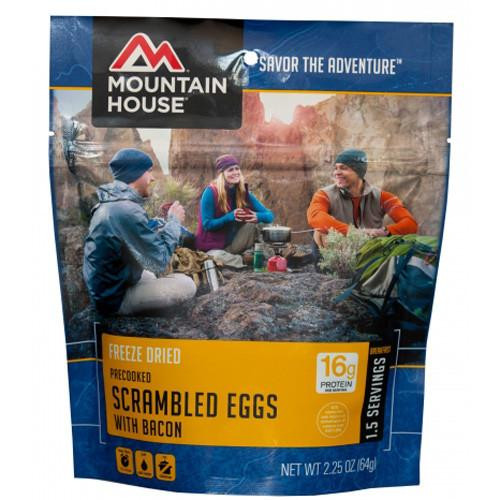 Mountain House Breakfasts Scrambled Eggs with Bacon, 1 1/2 Servings