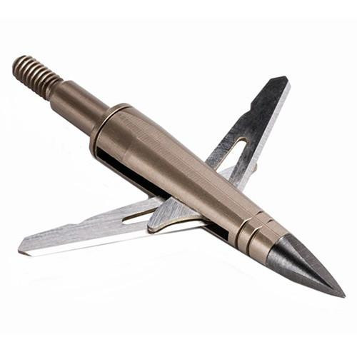 New Archery Products Mechanical Broadhead Crossbow Slingblade, 2 Blades, 100 Grains, 1 7/8" Cutting Diameter, Per 3