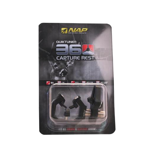 New Archery Products Quiktune 360 Arrow Rest, Black