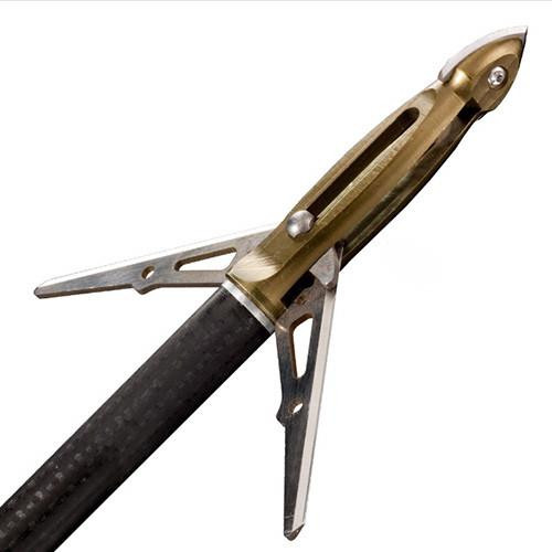 New Archery Products Mechanical Broadhead Killzone Maxx, 2 Blades, 100 Grains, 2 3/8" Cutting Diameter, Per 3