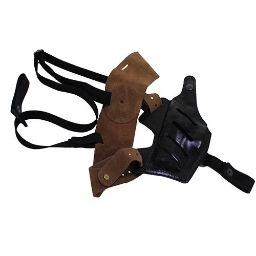 Frontline Fast Draw 5 Way Leather Shoulder Holster Glock 30, Right Hand, Black