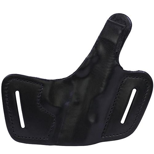 Frontline Belt Slide Leather Holster Colt Commander, Black, Right Hand