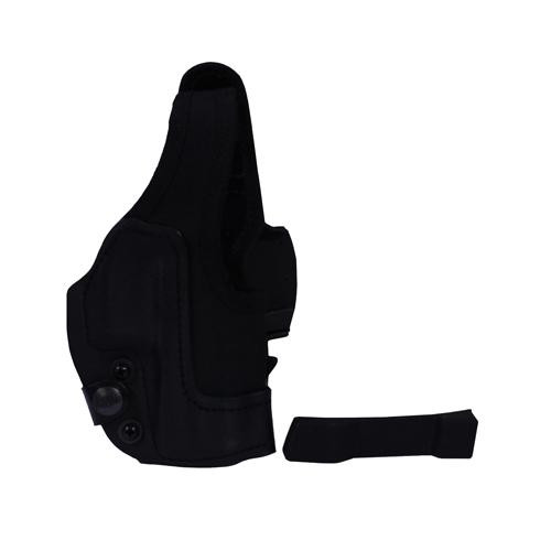 Frontline KNG Thumb Break Belt Holster H&K P2000, Black, Right Hand